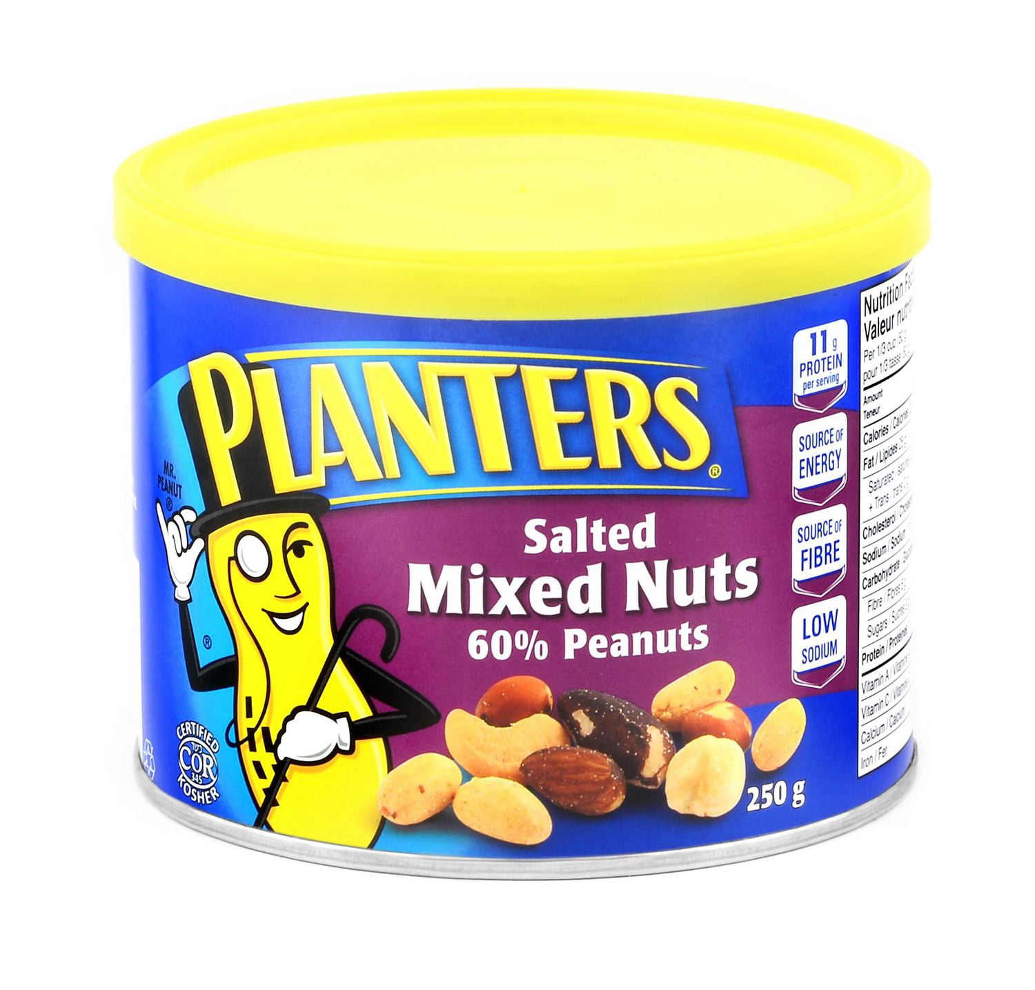 Planters Salted 60 Peanuts Mixed Nuts Walmart Canada